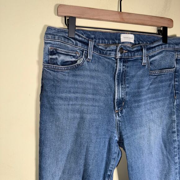 FAVORITE DAUGHTER The Erin High Rise Slim Straight classic denim jeans 32 - Picture 10 of 12